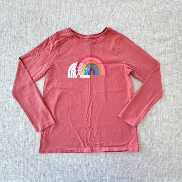 Tea Collection Coral Rainbow Graphic Tee VGUC 12 - Picture 1 of 3